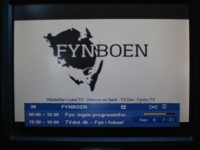 2015_09_08_HWI1_002.JPG
Fynboen (Sendesamvirke), DIGI TV 1 Fyn, SFN Svendborg/Tommerup, K25
Schlüsselwörter: TV DX Tropo Überreichweite DVB-T DTT digital UHF Dänemark Danmark Fyn Fynboen Sendesamvirke DIGI TV1 Svendborg Tommerup K25