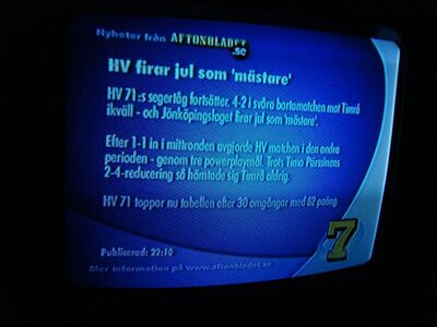 2007_12_21_PCH1_016.JPG
Aftonbladet TV7, DTT Nät 5, (nur noch) Hörby, K61
Schlüsselwörter: TV Tropo Überreichweite DVB-T Schweden Sverige Skåne Aftonbladet TV7