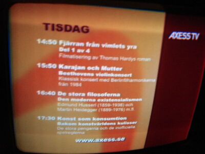 2009_09_08_PCH1_006.JPG
Axess TV, DTT Nät 5, SFN Hörby (Sallerup) + Ystad, K61
Schlüsselwörter: TV DVB-T Tropo Überreichweite Schweden Sverige DTT Nät 5 Axess FTA