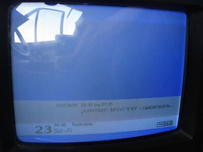 2010_07_09_PCH1_012.JPG
Der Digipal1 hat beim EPG mit kyrillischen Buchstaben Probleme.
Schlüsselwörter: TV Tropo Überreichweite Hammertropo DVB-T Lettland Latvia pamata Paka verschlüsselt encrypted MPEG4 K52
