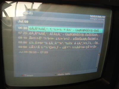 2010_07_09_PCH1_013.JPG
Beim Maximum T-1300 ist dieses aber vauch nicht besser...
Schlüsselwörter: TV Tropo Überreichweite Hammertropo DVB-T Lettland Latvia pamata Paka verschlüsselt encrypted MPEG4 K52