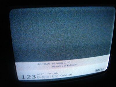 2011_03_03_PCH1_014.JPG
"C+ Sport/SF Kanalen" (neue ID, vorhandenes Px) im DTT Nät 3, SFN Skåne Län, K41
Schlüsselwörter: TV Tropo Überreichweite DVB-T digital DTT Nät 3 Schweden Sverige verschlüsselt scrambled ID