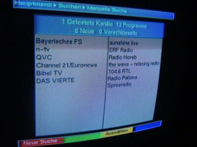 2011_10_17_PCH1_002.JPG
Änderung im Berliner K39: "104.6 RTL-Best of Pop und Rock" wurde durch "the wave" ersetzt
Schlüsselwörter: TV DVB-T DTT digital Berlin MABB Mux 3 Ersatz Hörfunk audio broadcast the wave