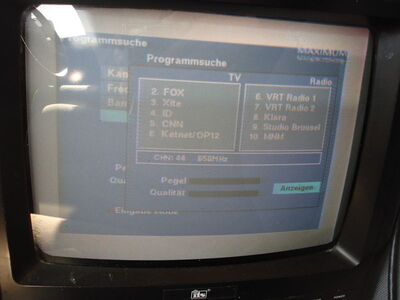 2015_06_11_PCH1_013.JPG
Digitenne 5 (NTS 4), SFN Leeuwarden/Alkmaar/Enkhuizen/Hoorn, K44
Schlüsselwörter: TV DX Tropo Überreichweite DVB-T DTT digital UHF Niederlande Nederland Digitenne5 NTS4 Leeuwarden Alkmaar K44 verschlüsselt encrypted