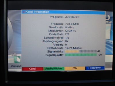 2016_11_24_PCH1_001.JPG
Juwelo SK, MABB Mux 4, SFN Berlin, K59
Schlüsselwörter: TV DX Tropo Überreichweite DVB-T DTT digital UHF Juwelo SK MABB Mux4 SFN Berlin K59