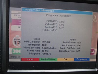 2017_06_22_PCH1_019.JPG
JuweloSK ist einigen Tagen MPEG-4 wieder auf MPEG-2 zurückgekehrt
Schlüsselwörter: TV DX Tropo Überreichweite DVB-T DTT digital terrestrisch MPEG2 JuweloSK Berlin K47