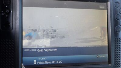 2021 07 23 PCH1 006
Polsat News HD HEVC, einziges FTA-Px im "Mobilna TV Mux 4". Leider war der EMpfang diesen Morgen sehr grenzwertig.
Schlüsselwörter: TV DX Tropo Überreichweite digital DVB-T HEVC Polen Polska Mobilna Mux4 Szczecin K30 Polsat News HD